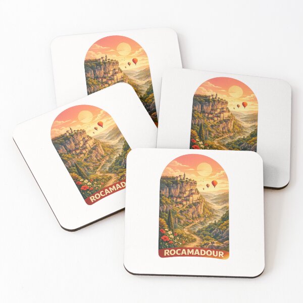 Item preview, Rocamadour France Cliffside Village Occitanie Medieval Pilgrimage Landmark designed and sold by Places On Earth.