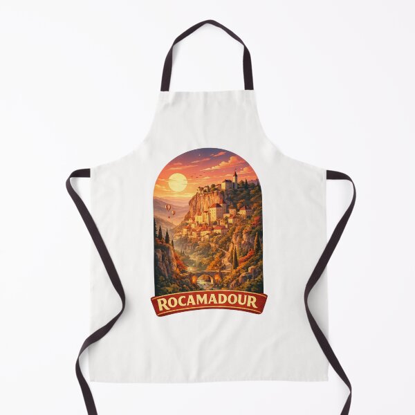 Item preview, Rocamadour France Medieval Cliff Village Dordogne Valley Sunset Scene designed and sold by Places On Earth.
