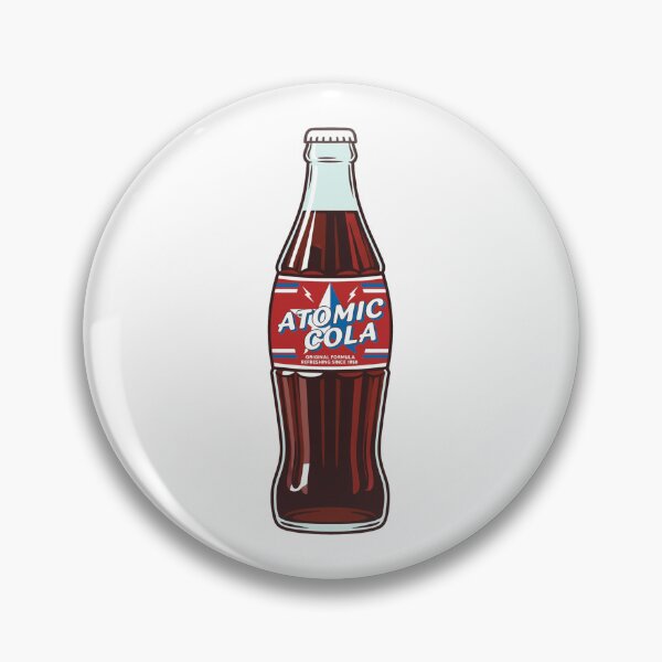 Item preview, Atomic Cola Retro Food Glass Soda Bottle designed and sold by k3rstman1.