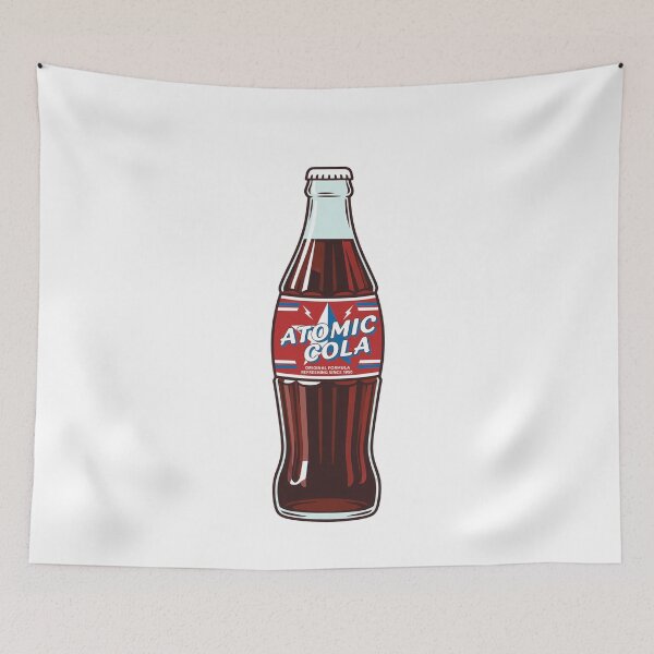 Item preview, Atomic Cola Retro Food Glass Soda Bottle designed and sold by k3rstman1.