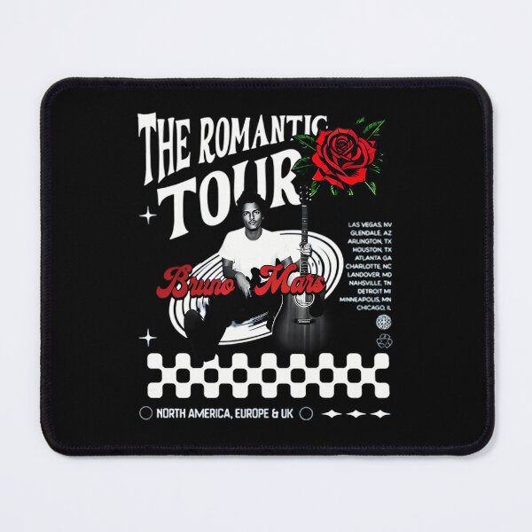 Item preview, Bruno Mars The Romantic Tour Concert Pop Music Fan Tour Dates designed and sold by Mimal9999.