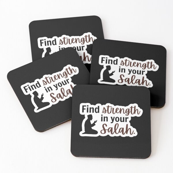 Item preview, Find Strength in Your Salah - Islamic Men Prayer Art designed and sold by Noor Gallery.