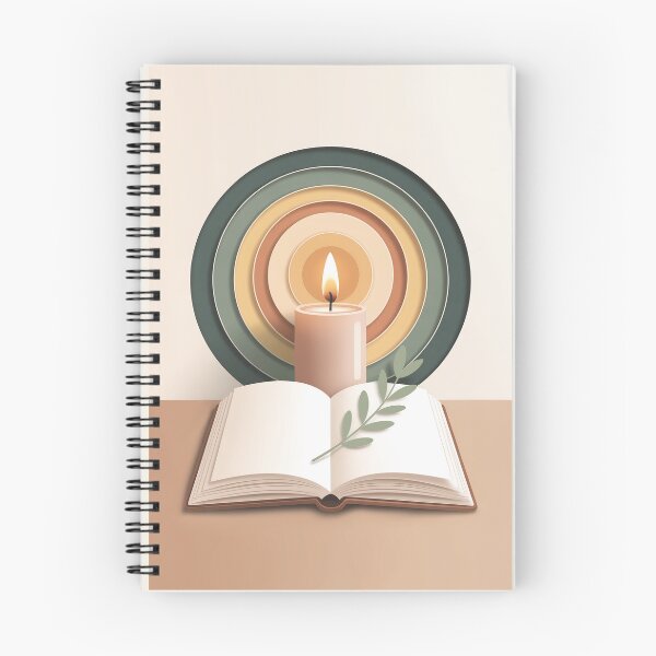 Item preview, Candlelit Journal Wall Art  designed and sold by TrendMorphic.