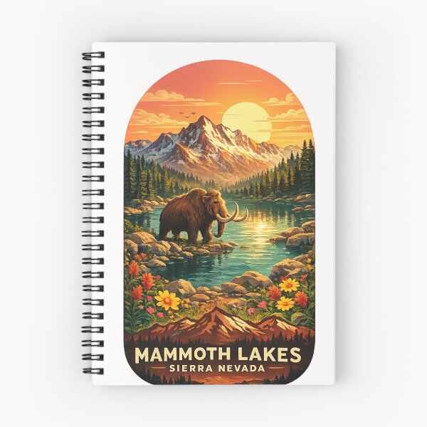 Item preview, Mammoth Lakes Sierra Nevada Woolly Mammoth Alpine Lake Mountain Sunset designed and sold by Places On Earth.