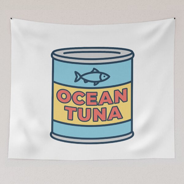 Item preview, Vintage Ocean Tuna Can Retro Food Style designed and sold by k3rstman1.