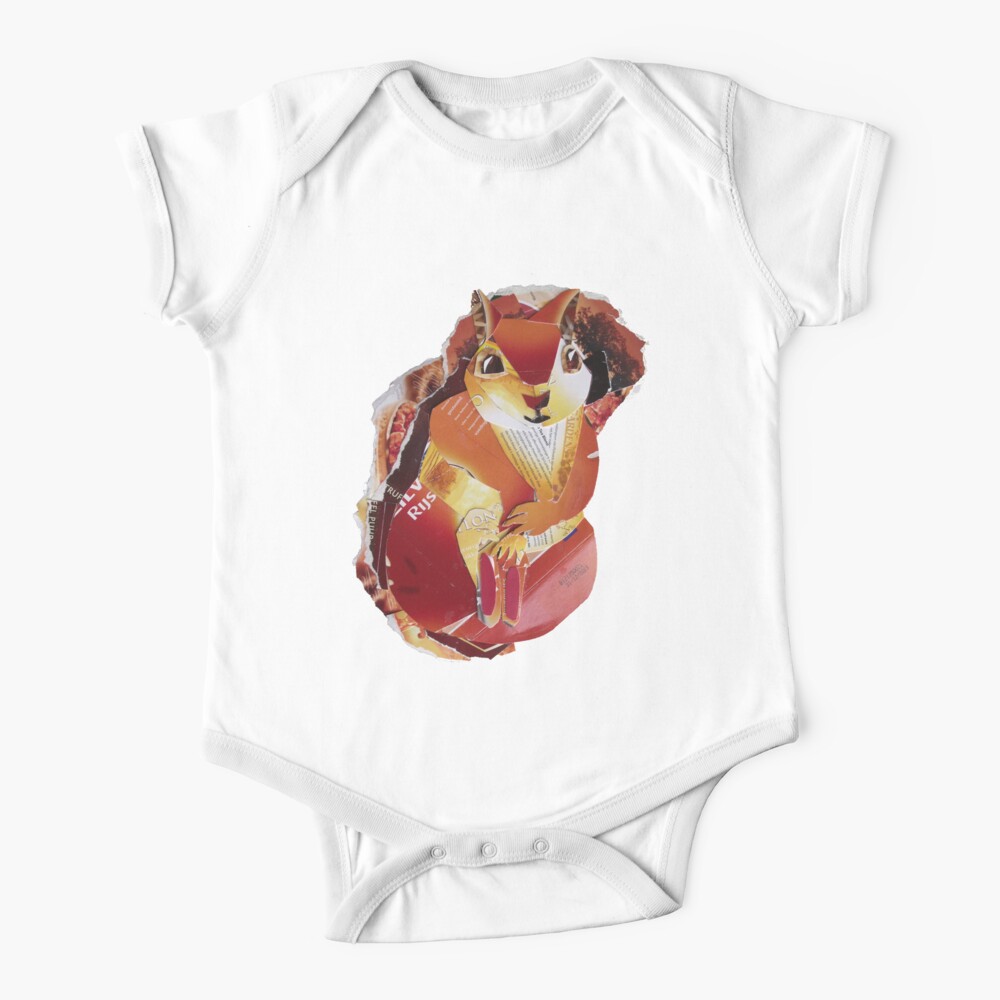 Red Squirrel Baby One-Piece