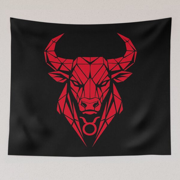 Item preview, Geometric Bull – Pure strength – Taurus zodiac sign designed and sold by ElvisU.