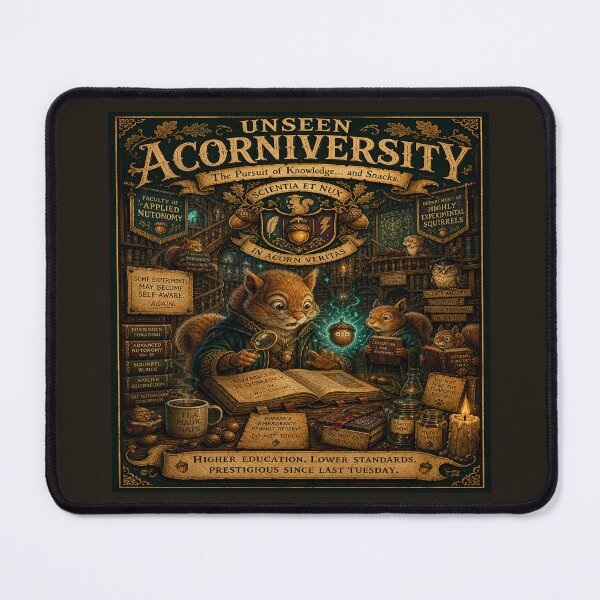 Item preview, Unseen Acornversity designed and sold by SecretSquirrellDesigns.