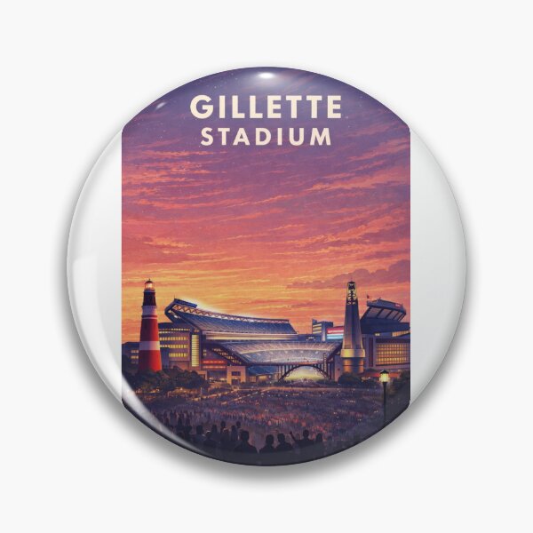 Item preview, Gillette Stadium Foxborough Massachusetts Patriots Skyline Evening Scene designed and sold by Aryabek.