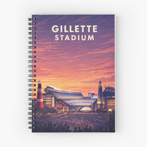 Item preview, Gillette Stadium Foxborough Massachusetts Patriots Skyline Evening Scene designed and sold by Aryabek.