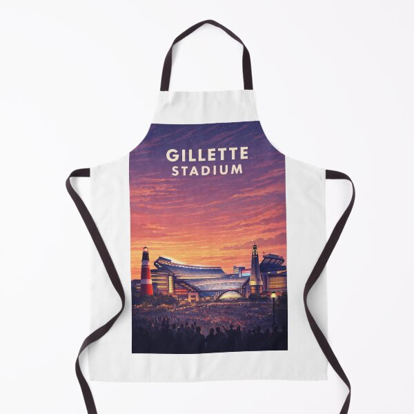 Item preview, Gillette Stadium Foxborough Massachusetts Patriots Skyline Evening Scene designed and sold by Aryabek.