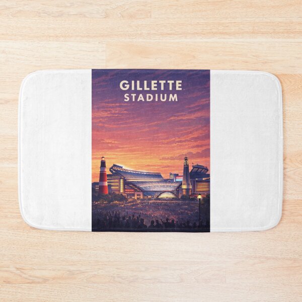 Item preview, Gillette Stadium Foxborough Massachusetts Patriots Skyline Evening Scene designed and sold by Aryabek.