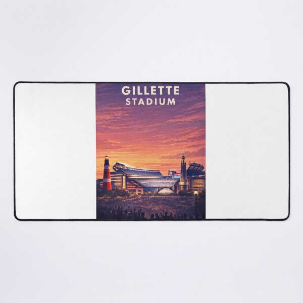 Item preview, Gillette Stadium Foxborough Massachusetts Patriots Skyline Evening Scene designed and sold by Aryabek.