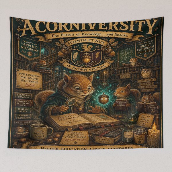 Item preview, Unseen Acornversity designed and sold by SecretSquirrellDesigns.
