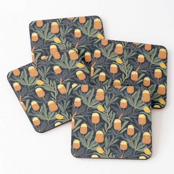Item preview, Bold Banksia | Australian Banksia Seamless Pattern designed and sold by sundayclay.
