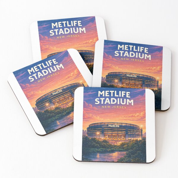 Item preview, MetLife Stadium East Rutherford New Jersey NFL Skyline Landmark designed and sold by Aryabek.