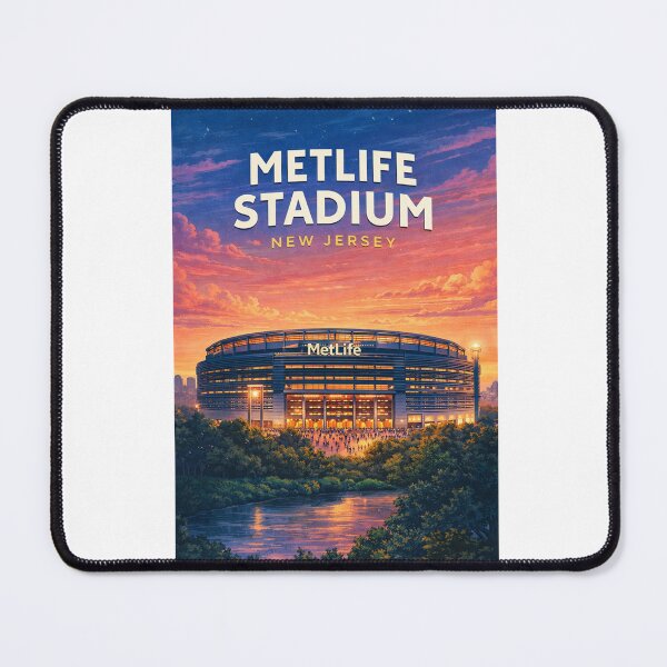 Item preview, MetLife Stadium East Rutherford New Jersey NFL Skyline Landmark designed and sold by Aryabek.