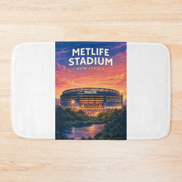 Item preview, MetLife Stadium East Rutherford New Jersey NFL Skyline Landmark designed and sold by Aryabek.