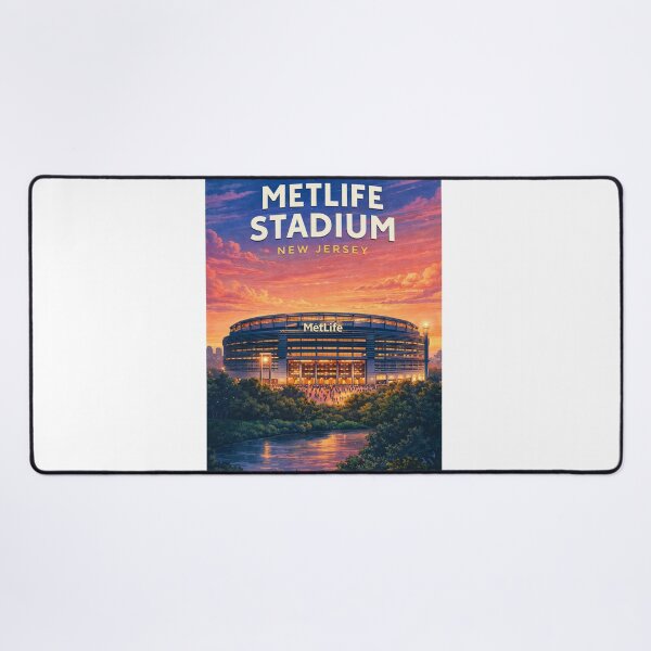 Item preview, MetLife Stadium East Rutherford New Jersey NFL Skyline Landmark designed and sold by Aryabek.