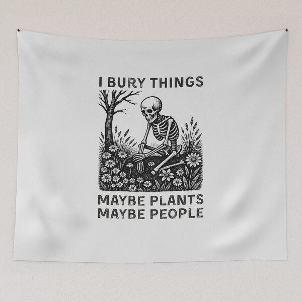 Item preview, I Bury Things Maybe Plants Maybe People designed and sold by monika-arthing.