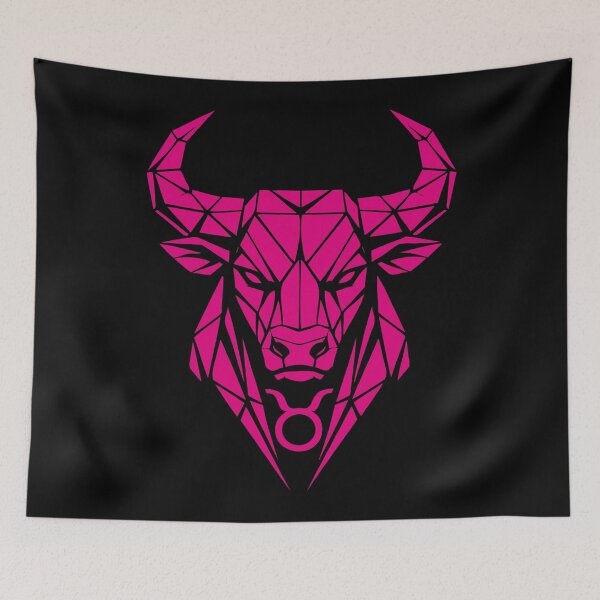 Item preview, Geometric Bull – Pure strength – Taurus zodiac sign designed and sold by ElvisU.