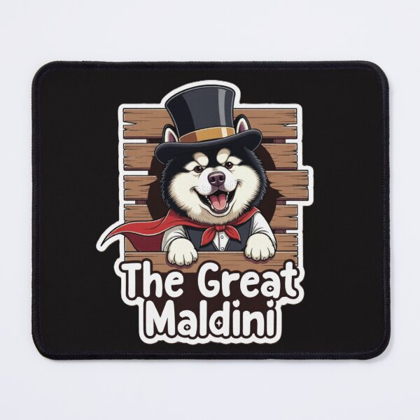 Item preview, Alaskan Malamute - The Great Maldini designed and sold by Kirrindy Designs.
