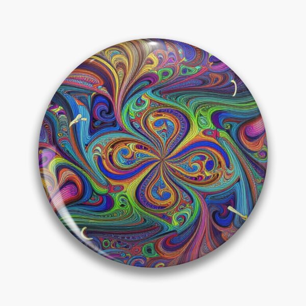 Item preview, Vibrant Fractal Fantasy Art inspired by Julie Bell with glowing energy and mystical color power designed and sold by FotoworldEdel.