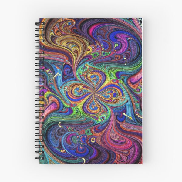 Item preview, Vibrant Fractal Fantasy Art inspired by Julie Bell with glowing energy and mystical color power designed and sold by FotoworldEdel.