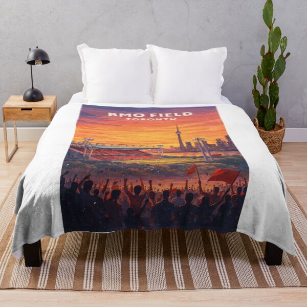 Item preview, BMO Field Toronto CN Tower Lake Ontario Soccer Skyline Sunset designed and sold by Aryabek.