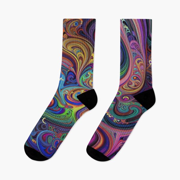 Item preview, Vibrant Fractal Fantasy Art inspired by Julie Bell with glowing energy and mystical color power designed and sold by FotoworldEdel.