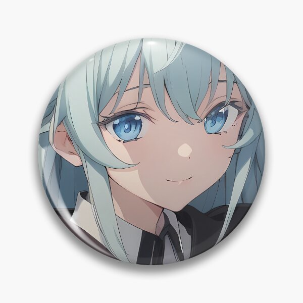 Item preview, Elfaria Albis Serfort Wistoria Garden Cloak Blue Eyes Portrait designed and sold by 108Recordings.