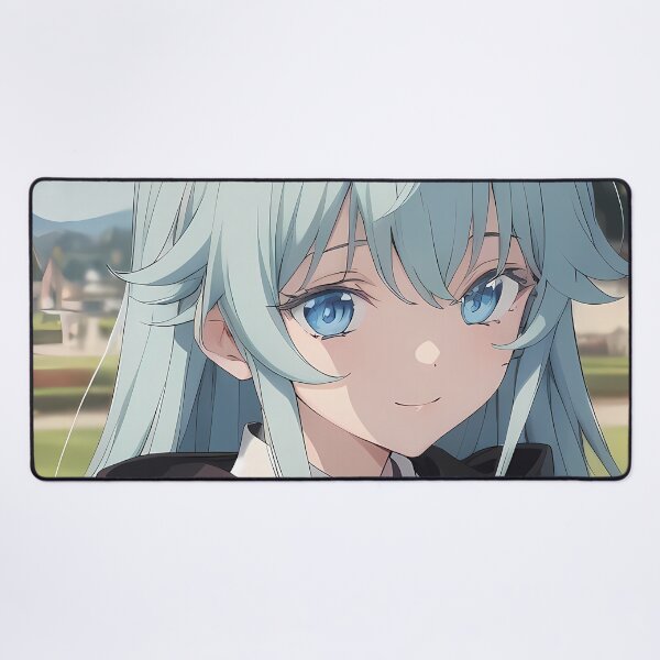Item preview, Elfaria Albis Serfort Wistoria Garden Cloak Blue Eyes Portrait designed and sold by 108Recordings.
