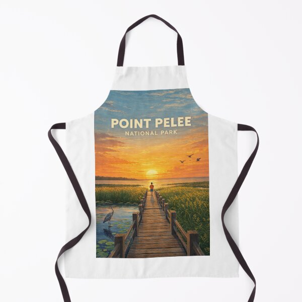 Item preview, Point Pelee National Park Marsh Boardwalk Sunset on Lake Erie Ontario designed and sold by Aryabek.
