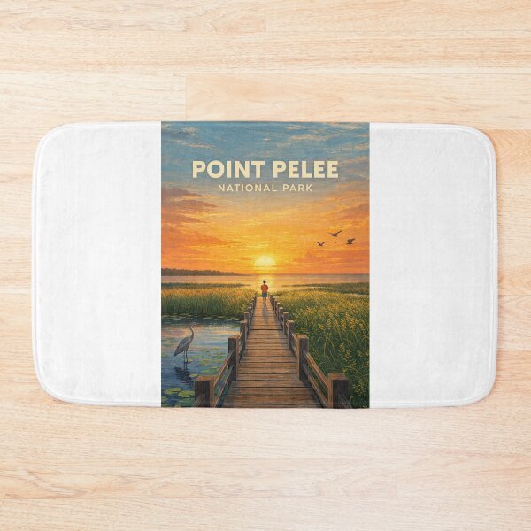 Item preview, Point Pelee National Park Marsh Boardwalk Sunset on Lake Erie Ontario designed and sold by Aryabek.