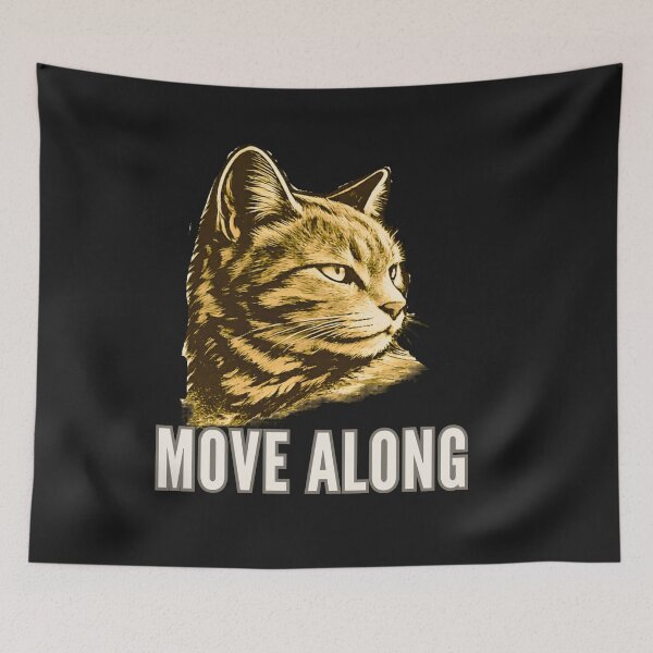 Item preview, Move Along Cat Streetwear Design designed and sold by AdicretorDesign.