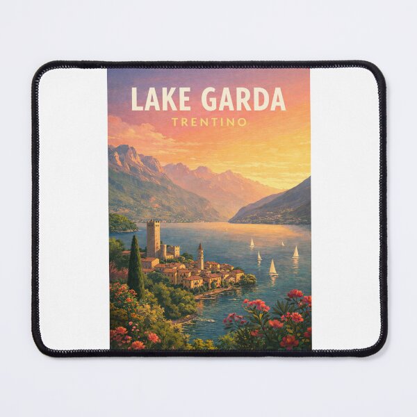 Item preview, Lake Garda Trentino Alpine Coastline and Italian Lakeside Village designed and sold by Aryabek.