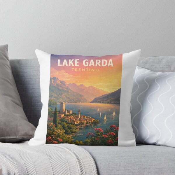 Item preview, Lake Garda Trentino Alpine Coastline and Italian Lakeside Village designed and sold by Aryabek.