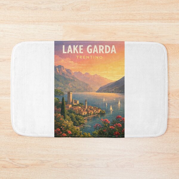 Item preview, Lake Garda Trentino Alpine Coastline and Italian Lakeside Village designed and sold by Aryabek.