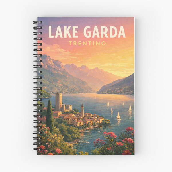 Item preview, Lake Garda Trentino Alpine Coastline and Italian Lakeside Village designed and sold by Aryabek.