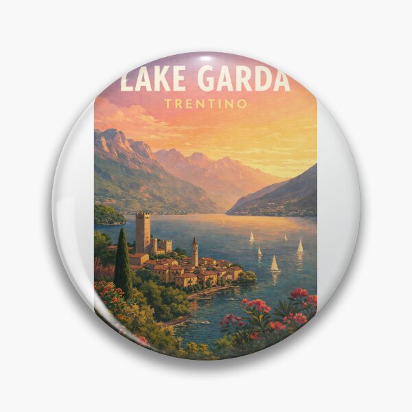 Item preview, Lake Garda Trentino Alpine Coastline and Italian Lakeside Village designed and sold by Aryabek.