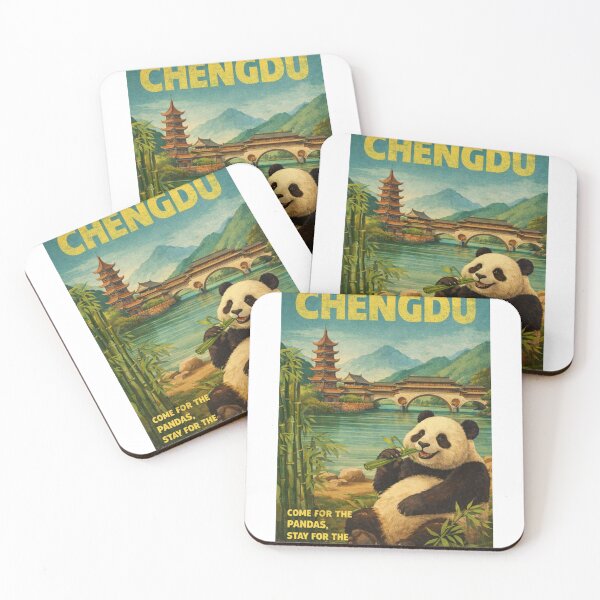 Item preview, Chengdu Panda Bamboo Garden and Sichuan Riverside Pagoda designed and sold by Aryabek.