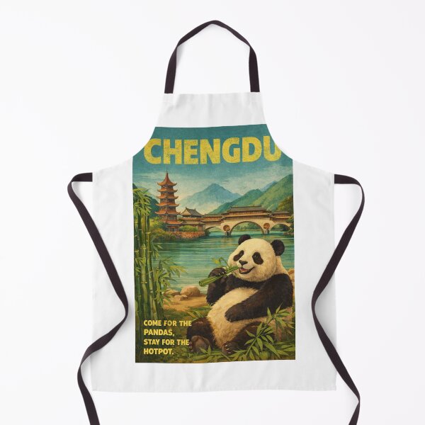 Item preview, Chengdu Panda Bamboo Garden and Sichuan Riverside Pagoda designed and sold by Aryabek.