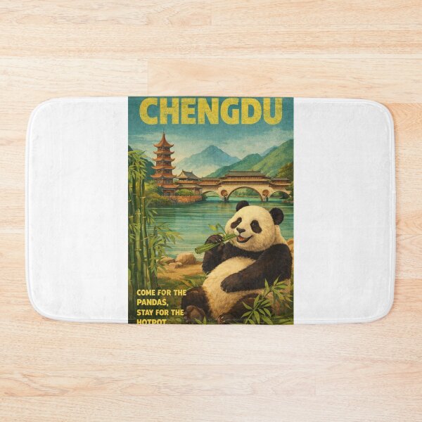 Item preview, Chengdu Panda Bamboo Garden and Sichuan Riverside Pagoda designed and sold by Aryabek.
