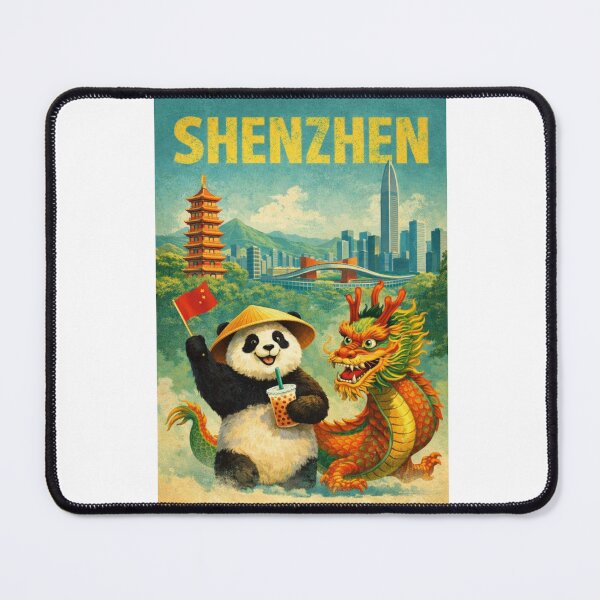 Item preview, Shenzhen Panda Dragon Skyline and Futian Modern China designed and sold by Aryabek.