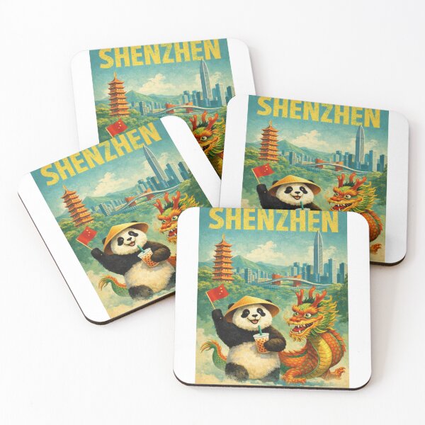 Item preview, Shenzhen Panda Dragon Skyline and Futian Modern China designed and sold by Aryabek.