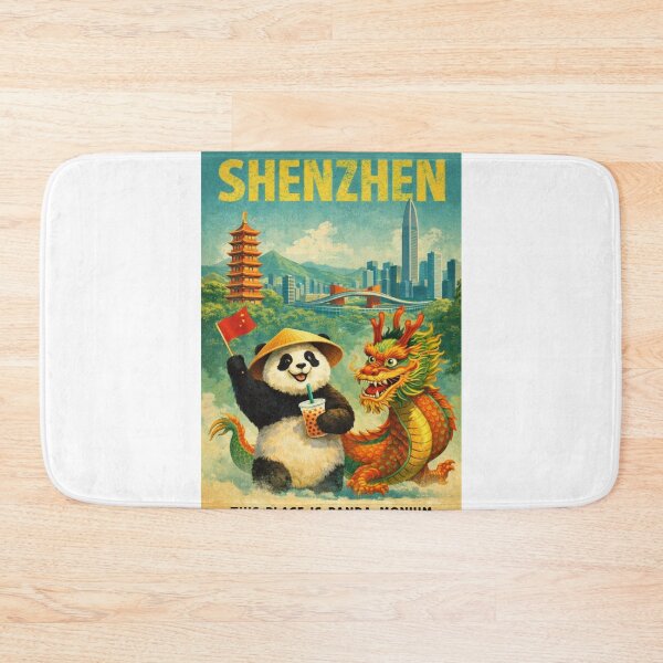 Item preview, Shenzhen Panda Dragon Skyline and Futian Modern China designed and sold by Aryabek.