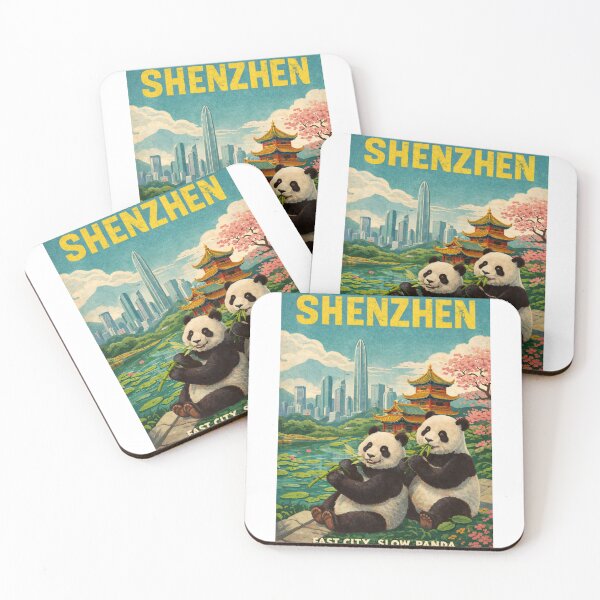 Item preview, Shenzhen Cherry Blossoms and Panda Garden Skyline in Guangdong designed and sold by Aryabek.