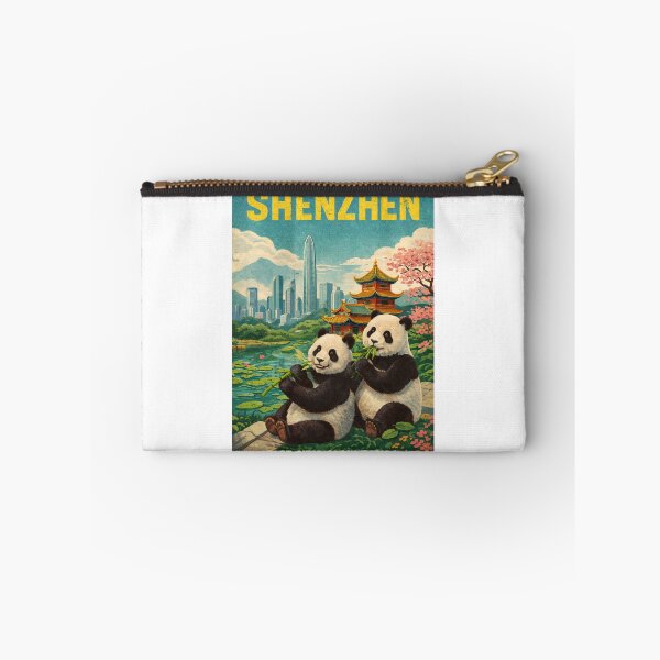 Item preview, Shenzhen Cherry Blossoms and Panda Garden Skyline in Guangdong designed and sold by Aryabek.