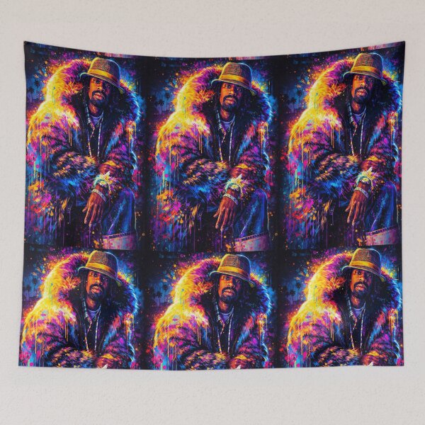 Item preview, Mac Dre Neon Tribute Tee | Thizz Era Bay Area Graffiti Streetwear Shirt designed and sold by DyfunctionalTee.