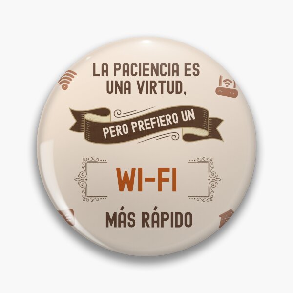 Item preview, Patience and Faster Wi-Fi - Funny Vintage Quote designed and sold by Très Joli Brothers.